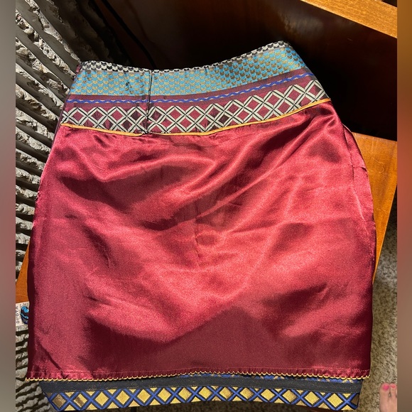 Maeve Anthropologie Audra Jacquard Geometric Skirt Size 2 NWOT - Picture 5 of 12